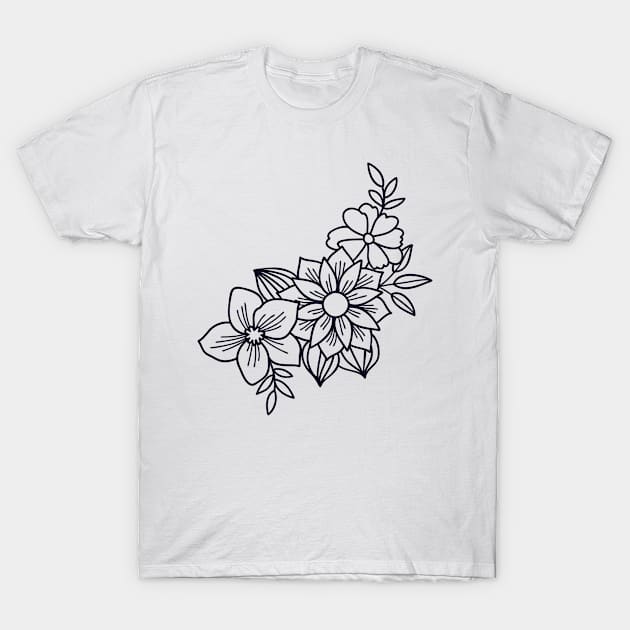 Flowers Women T-Shirt by My Artsam